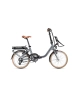 Vélo électrique pliant Unisexe E-NOMAD 400 Wh Gris Métal - Image 1/1