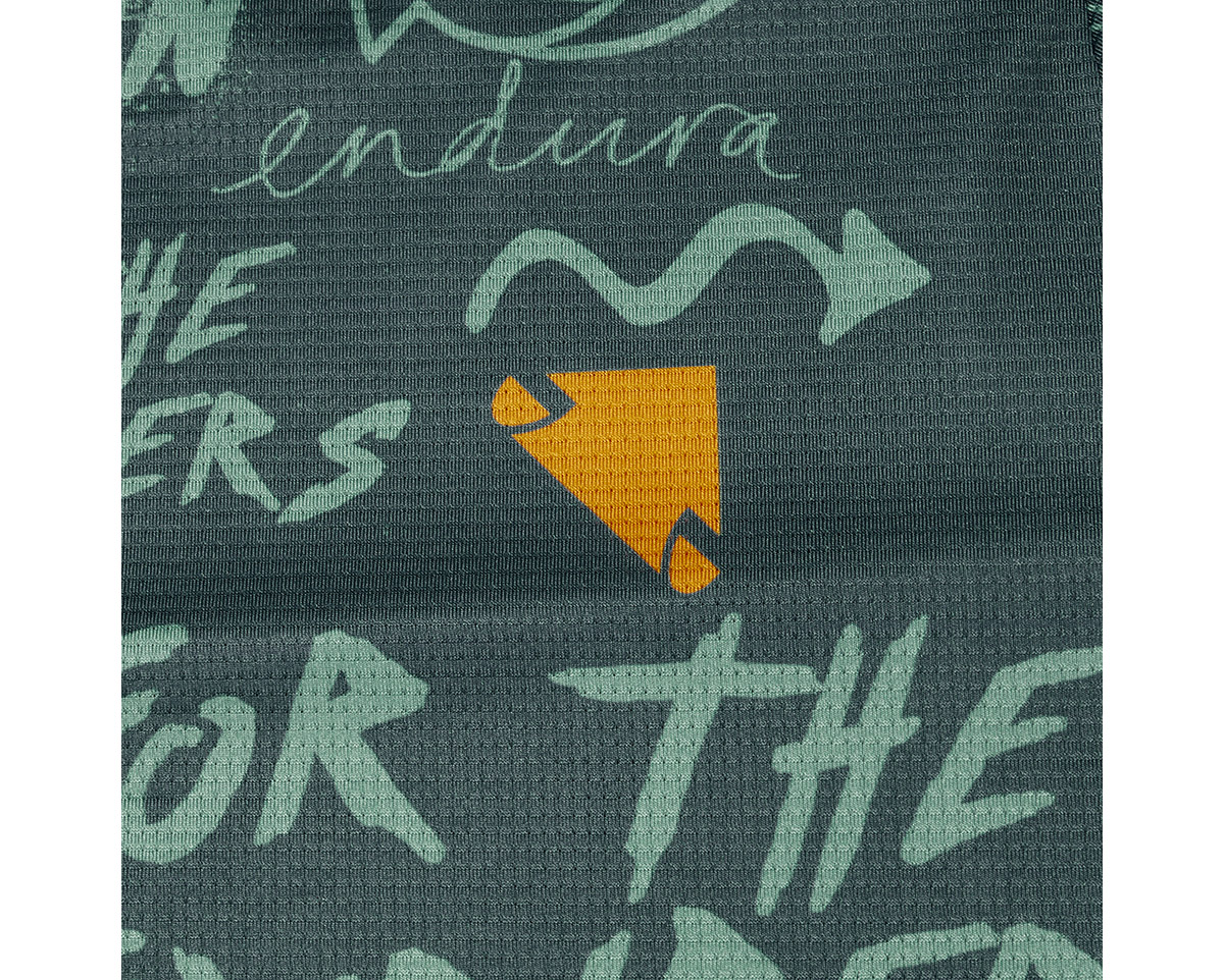 T-shirt manches longues Homme SINGLETRACK PRINT Gris Carbone